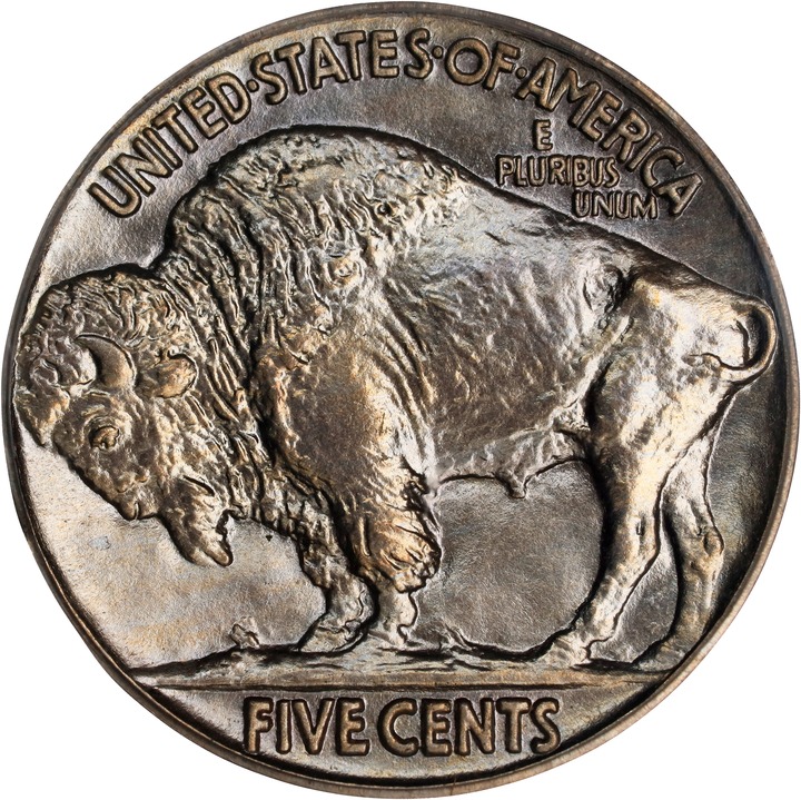 Buffalo Nickel 5c Type 2 Reverse, Matte Finish, 1913-1916 [Type] PR66 thumbnail 4