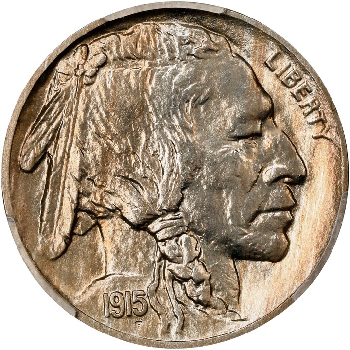 Buffalo Nickel 5c Type 2 Reverse, Matte Finish, 1913-1916 [Type] PR60 thumbnail 23