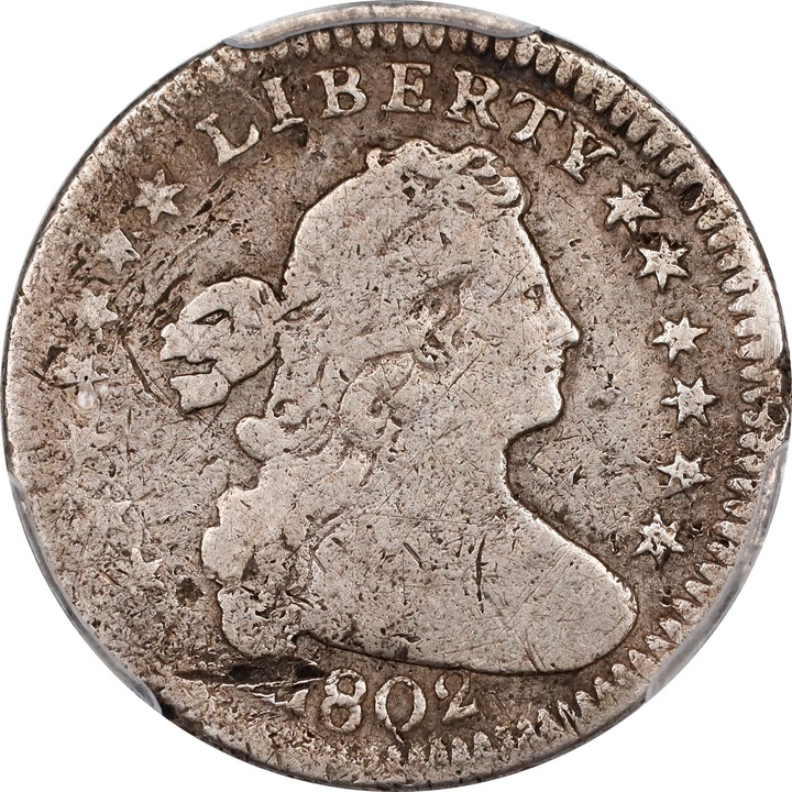 Image for Draped Bust Half Dime H10c Heraldic Eagle, 1800-1805 [Type] AG3