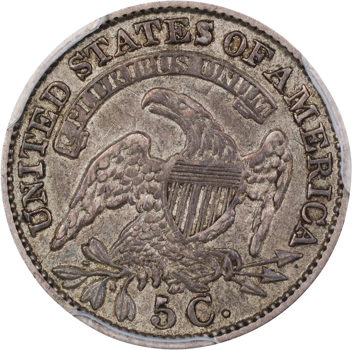 Capped Bust Half Dime H10c 1829-1837 [Type] XF45 thumbnail 2