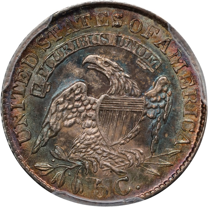 Capped Bust Half Dime H10c 1829-1837 [Type] MS63 thumbnail 2