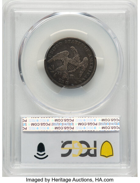 1833 25c Recut Legend Reverse, B-2, FS-901 MS thumbnail 8