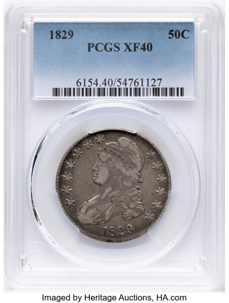 1829 50c Small Letters, O-105 MS thumbnail 2