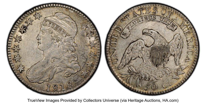 1818 50c O-107 MS thumbnail 2