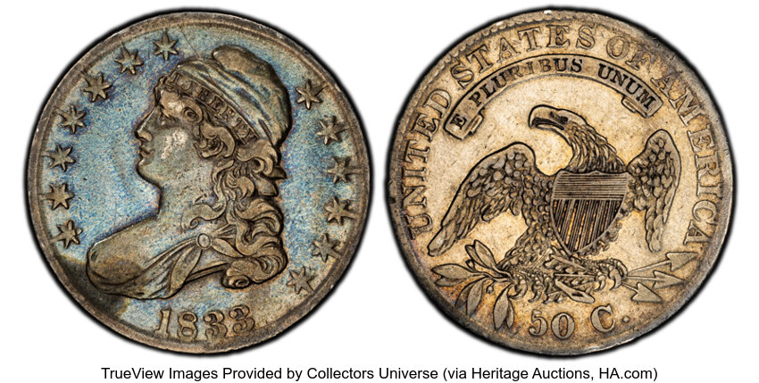 1833 50c O-109 MS thumbnail 3