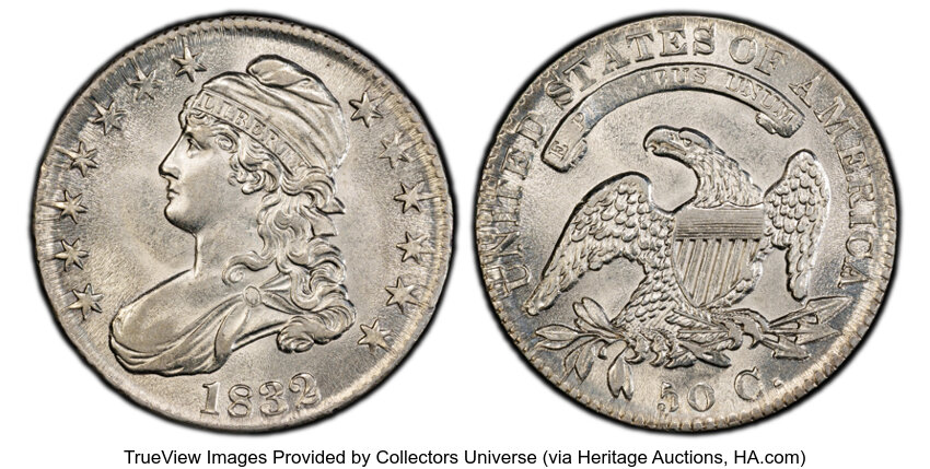 1832 50c Small Letters, O-113 MS thumbnail 3
