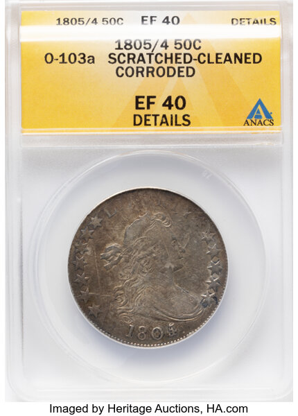 1805/4 50c O-103a MS thumbnail 3