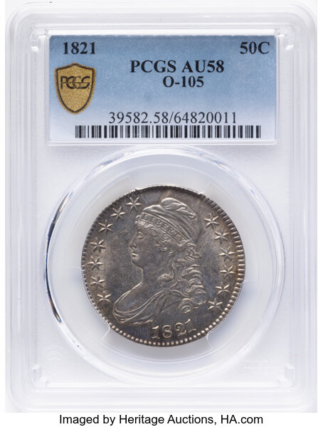 1821 50c O-105 MS thumbnail 6