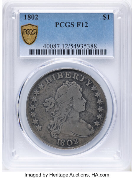 1802 $1  Narrow Date, B-6, BB-241 MS thumbnail 17