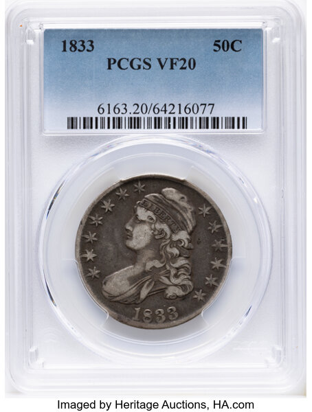 1833 50c O-109 MS thumbnail 2