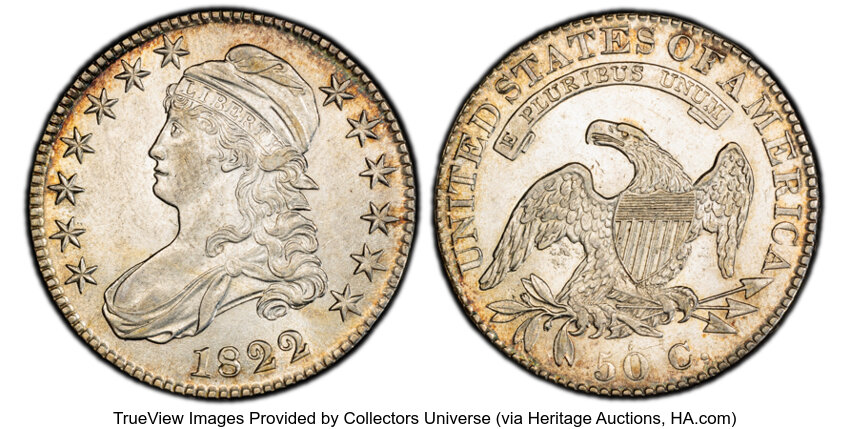 1822 50c O-111 MS thumbnail 3