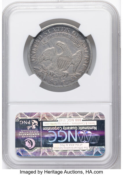 1811 50c Small 8, O-110a MS thumbnail 5