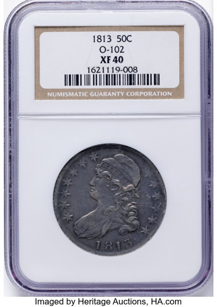 1813 50c O-102 MS thumbnail 2