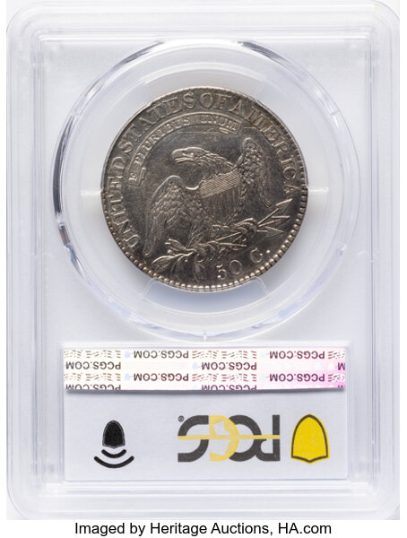 1822/1 50c Overdate, O-101 MS thumbnail 13
