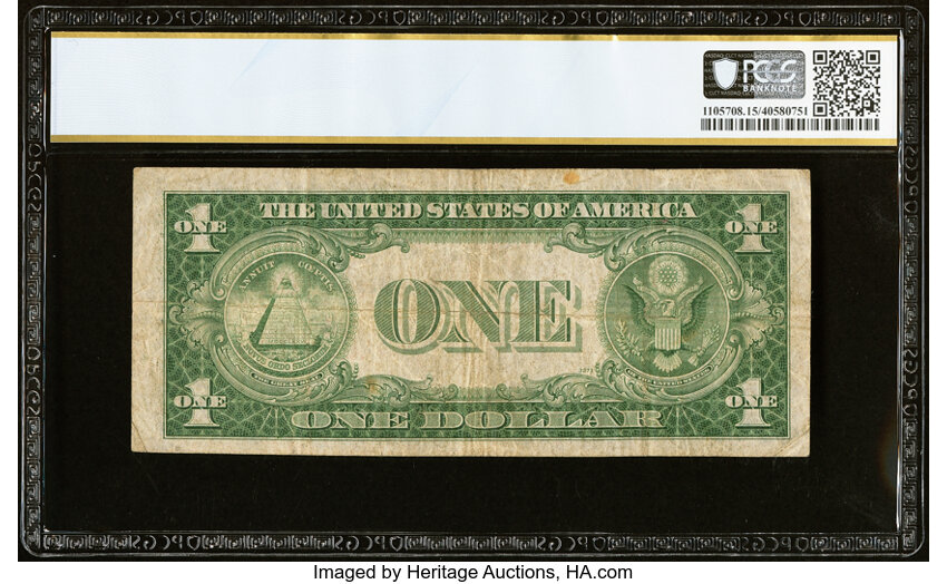 1935A $1  S Experimental (Fr. 1610) VG8 thumbnail 6