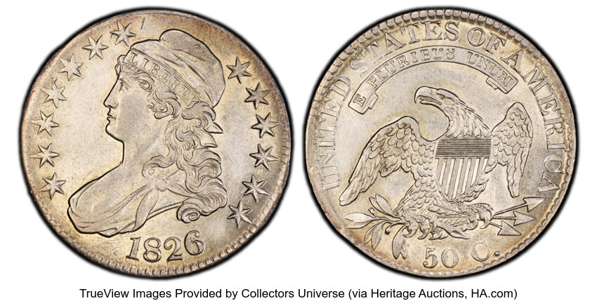 1826 50c O-102 MS thumbnail 3