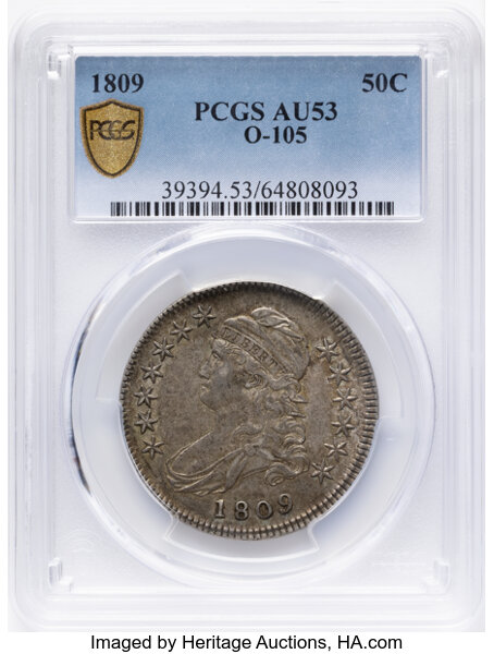 1809 50c O-105 MS thumbnail 9