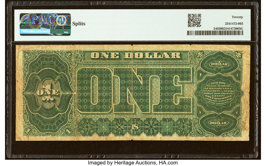 1890 $1  (Fr. 349) thumbnail 10