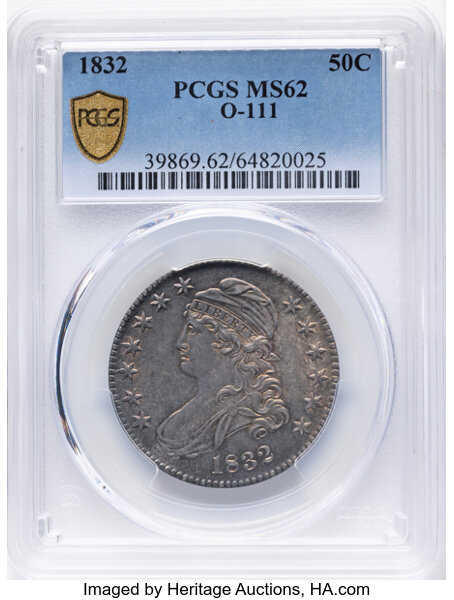 1832 50c Small Letters, O-111 MS thumbnail 7