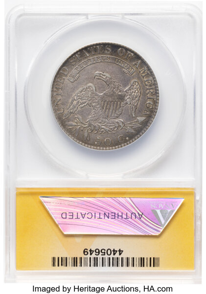 1820/19 50c Curl Base 2, O-102 MS thumbnail 11