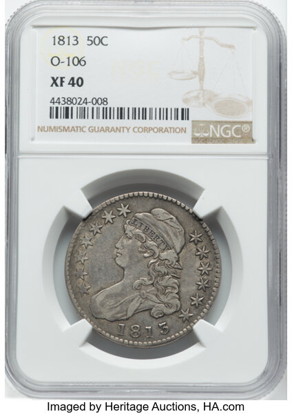 1813 50c O-106a MS thumbnail 2