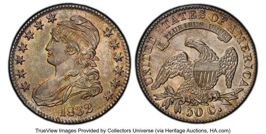 1832 50c Small Letters, O-111 MS thumbnail 2