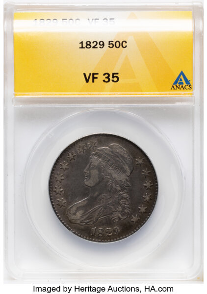 1829 50c Small Letters, O-112a MS thumbnail 2