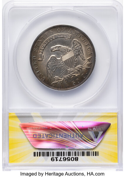 1834 50c Small Date, Small Letters, O-121 MS thumbnail 7