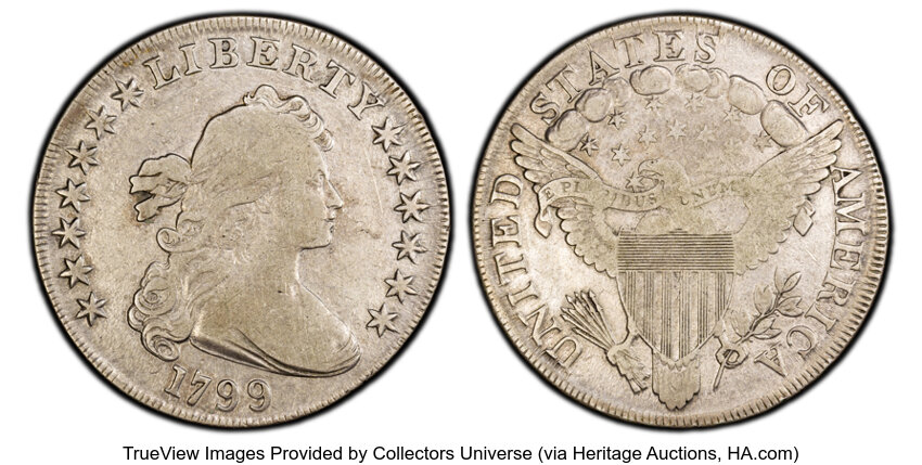 1799 $1  7x6 Stars, B-9, BB-166 MS thumbnail 3