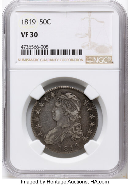1819 50c O-107 MS thumbnail 2