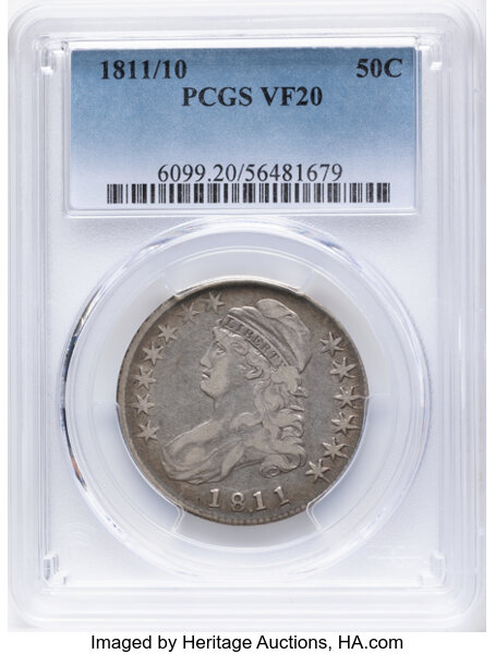 1811/10 50c Punctuated Date, O-101 MS thumbnail 3
