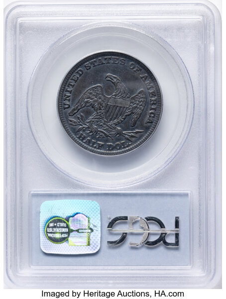 1838 50c Reeded Edge, GR-13 MS thumbnail 12