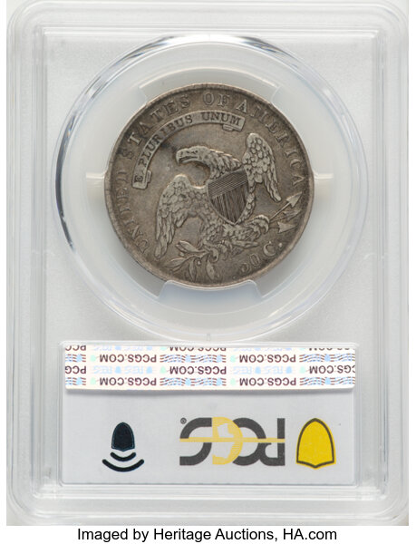 1834 50c Small Date, Small Letters, O-115a MS thumbnail 3