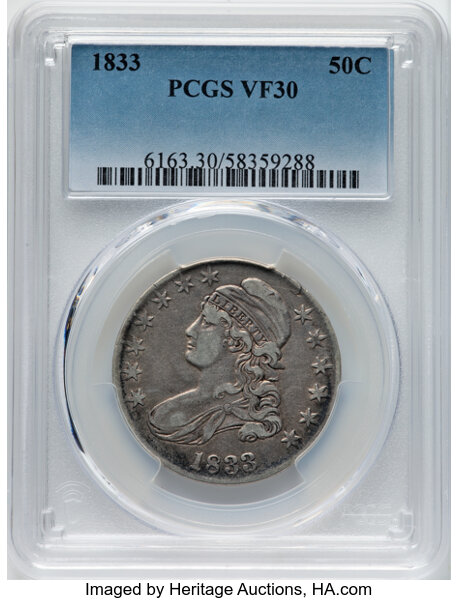 1833 50c O-114 MS thumbnail 2