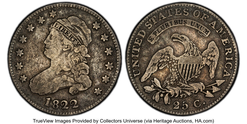 1822 25c B-1 MS thumbnail 2