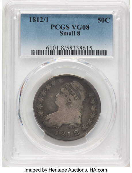 1812/1 50c Small 8, O-102a MS thumbnail 2