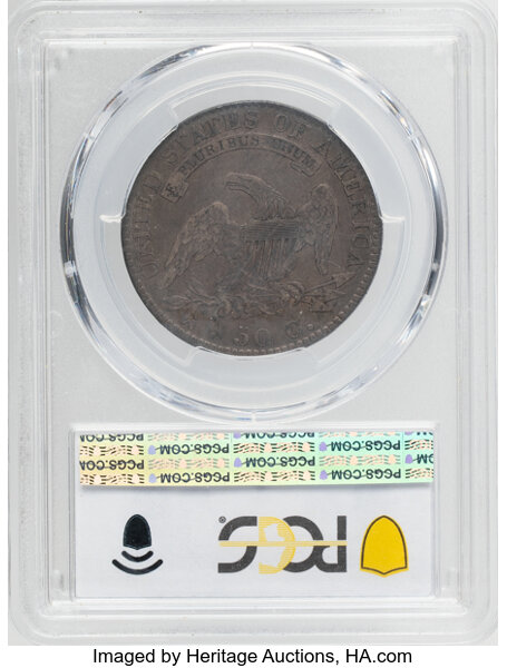 1820 50c Square Base 2, No Knob, O-108 MS thumbnail 15