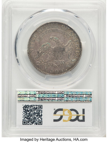 1820/19 50c Curl Base 2, O-102 MS thumbnail 10