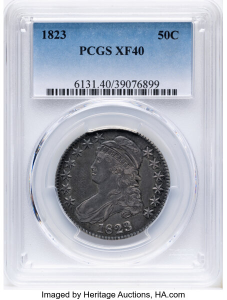 1823 50c O-105 MS thumbnail 2