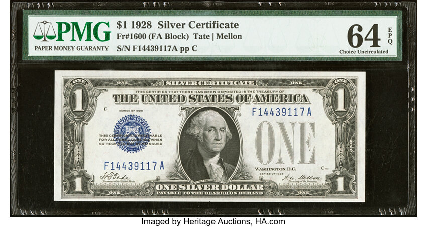 1928 $1  (Fr. 1600) thumbnail 15