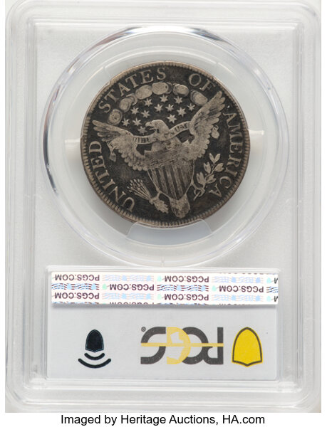1806 50c Pointed 6, Stem, O-120 MS thumbnail 4