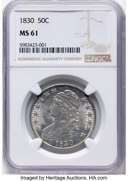 1830 50c Small 0, O-113 MS thumbnail 2