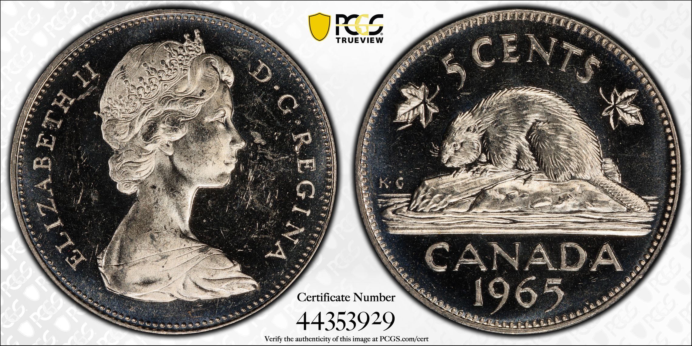 1965 5c Large Beads, Attached Jewel PL thumbnail 6