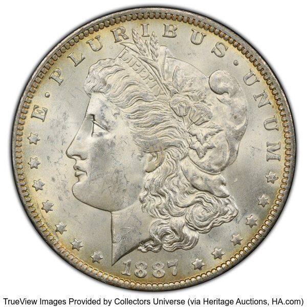 1887-O $1  Doubled Stars, Die Breaks, VAM-5B MS thumbnail 14