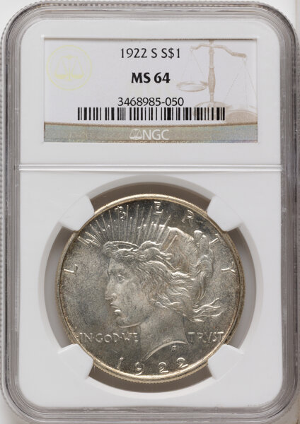 1922-S $1  Reverse Rim Cud, VAM-2X MS thumbnail 4