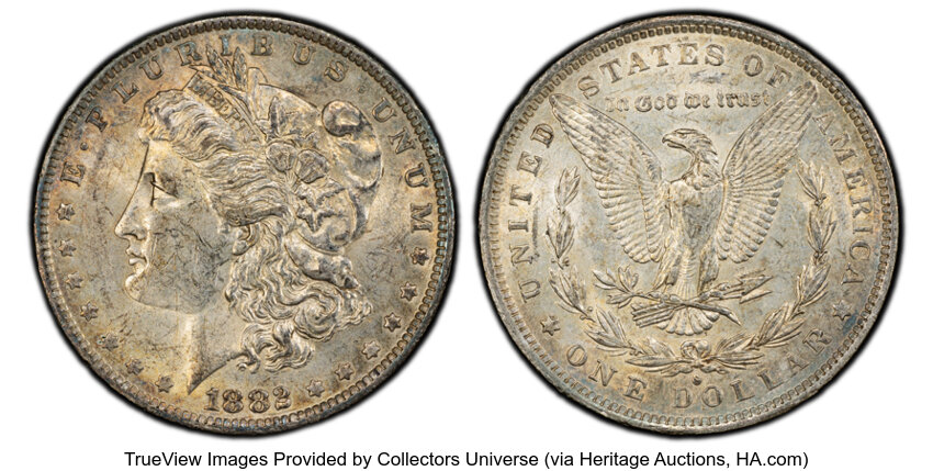 1882-O/S $1  O/S Flush, VAM-3  MS thumbnail 3