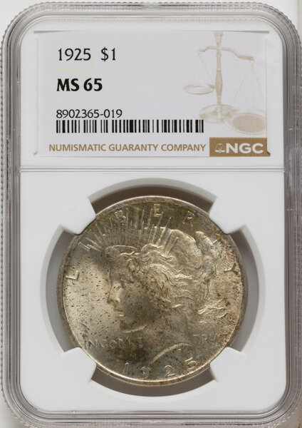 1925 $1  Tiara Die Gouge, VAM-1A2 MS thumbnail 7