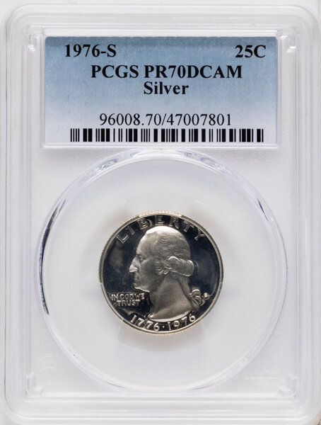 1976-S 25c Silver PR DCAM thumbnail 4