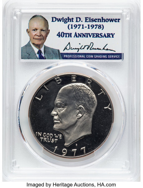 Eisenhower (Ike) Dollar Set $1  1971-1978-S, 11 Coins PR DCAM thumbnail 17