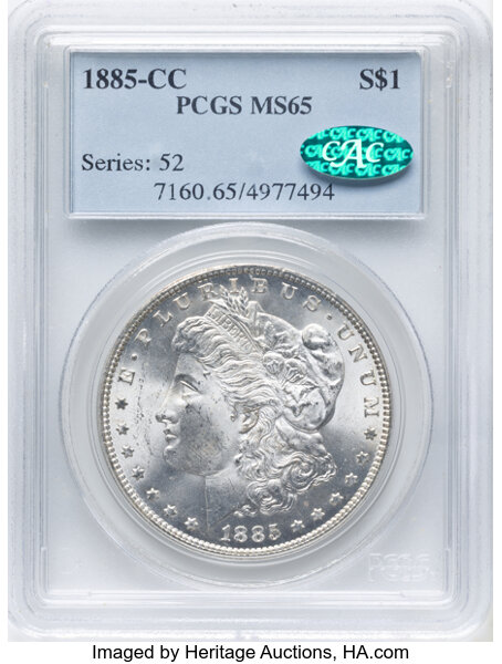 1885-CC $1  Dash Under 8, VAM-2 MS thumbnail 18